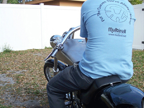 Chris on Motorcycle
